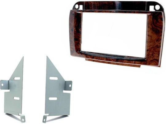 Connects2 DIN Fascia Panels 2 Din Front Panel R/CD-Screen Mercedes C Class Facelift W203 2004 –2007 for Mercedes-Benz C Class 2004 –2007
