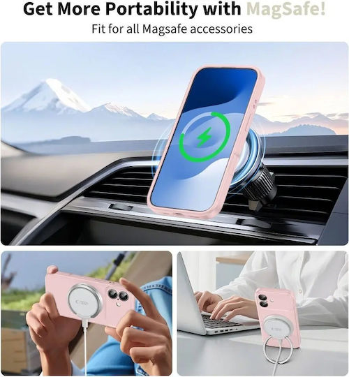 Tech-Protect Back Cover Σιλικόνης Ροζ (iPhone 17)
