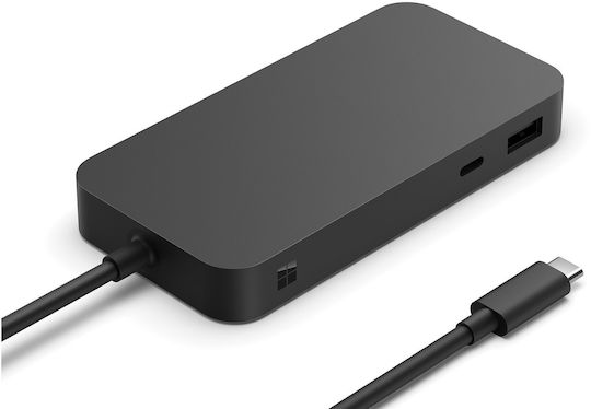 Microsoft Surface Dock / USB-A / USB-C Docking Station με HDMI 4K PD Ethernet Μαύρο