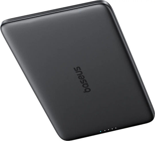Baseus PicoGo AM41 MagSafe Външна Батерия 5000mAh 20W с USB-C Порт Сива