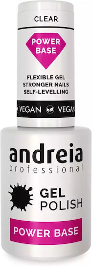 Andreia Professional Power Clear Base Coat για Ημιμόνιμα Βερνίκια 10.5ml