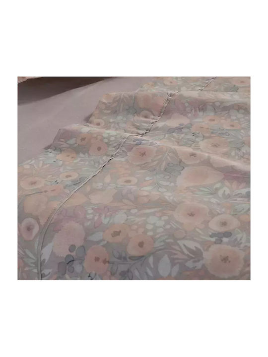 Nef-Nef Homeware Сет Чаршафи 240x270см. Alystran Сив 4бр
