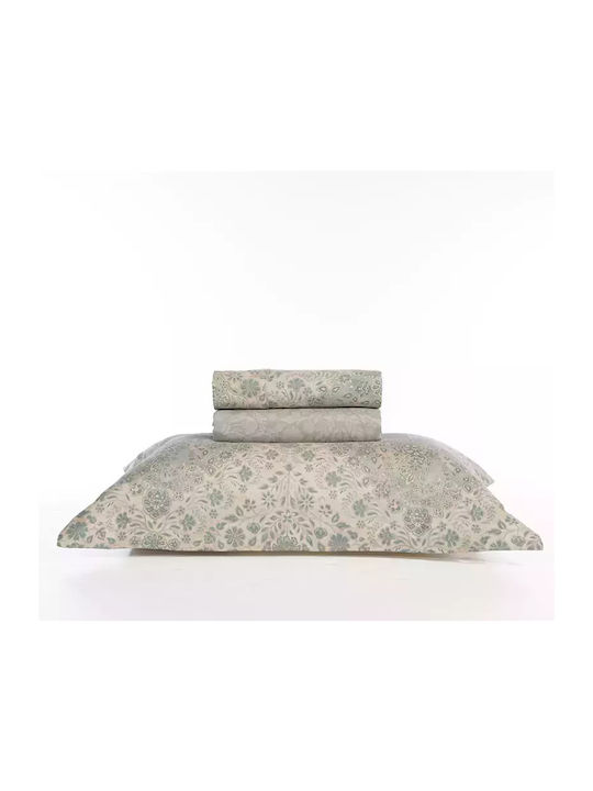 Nef-Nef Homeware Bettwäsche-Set Überdoppel 240x270cm. Demand Lilac 4Stück