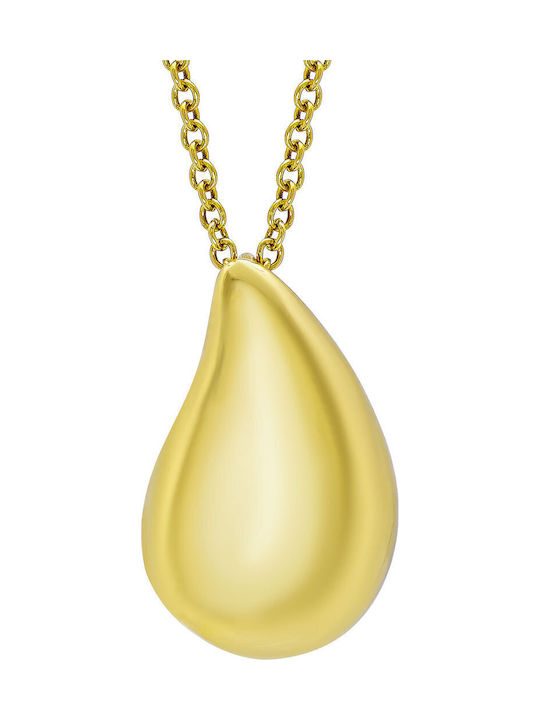 Kiriakos Gofas Charm mit Design Träne aus Gold 14K