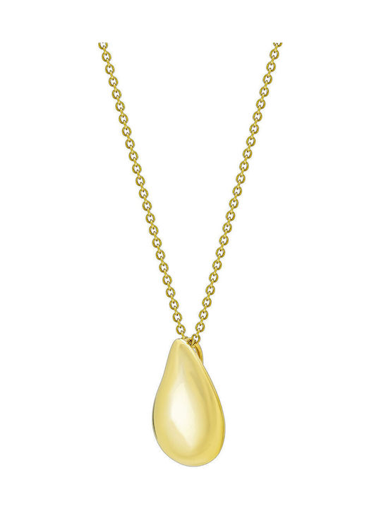 Kiriakos Gofas Charm mit Design Träne aus Gold 14K