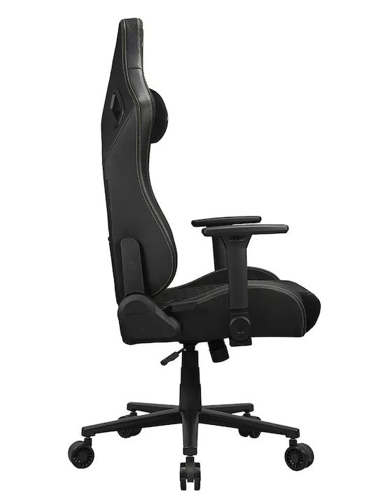 Cougar Defensor GOLD F Υφασμάτινη Καρέκλα Gaming με Ρυθμιζόμενα Μπράτσα Μαύρη