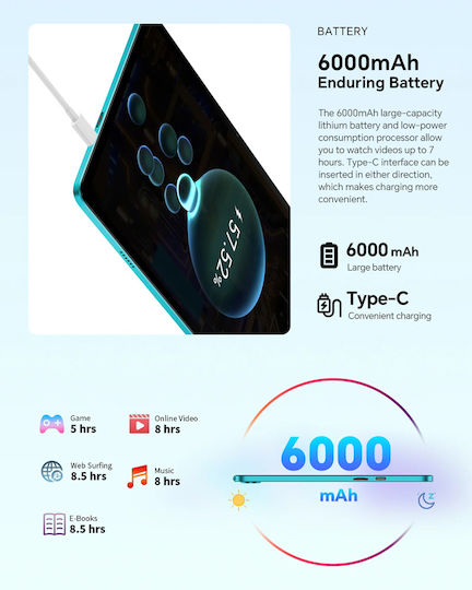 Teclast P33 10.1" Tablet (3GB/64GB) Μπλε