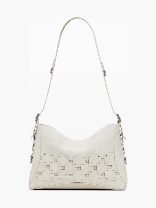 Damentasche Schultertasche Beige