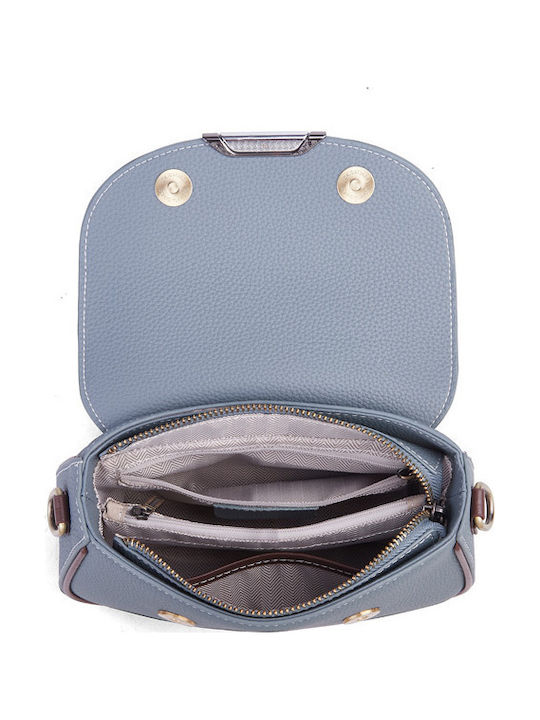 Leder Damentasche Umhängetasche Gray