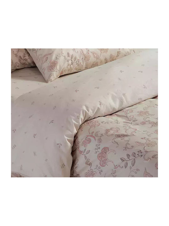 Nef-Nef Homeware Bettwäsche-Set Einzel 170x270cm. Carena L.grey 3Stück