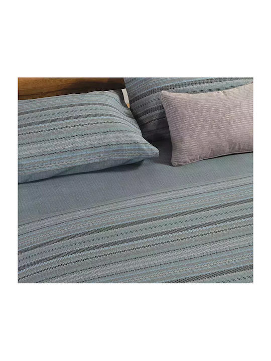 Nef-Nef Homeware Bettwäsche-Set Einzel 170x270cm. Degree Denim 3Stück