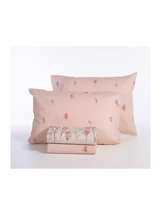 Nef-Nef Homeware Bettwäsche-Set Überdoppel 240x270cm. Fragesca Ecru 4Stück
