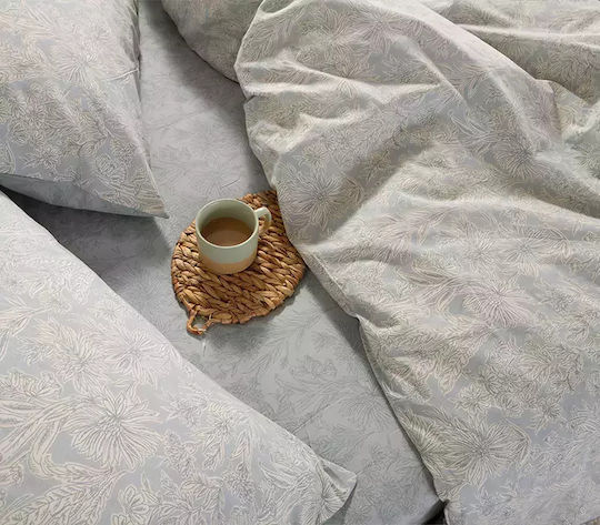 Nef-Nef Homeware Сет Чаршафи с Ластик 160x200+35см. Lucil Синьо 4бр