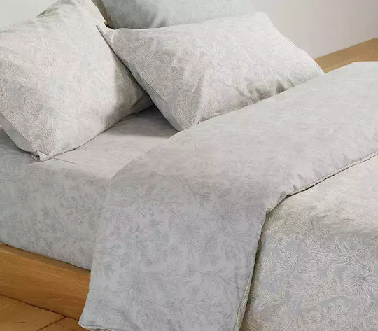 Nef-Nef Homeware Сет Чаршафи с Ластик 180x200+35см. Lucil Синьо 4бр