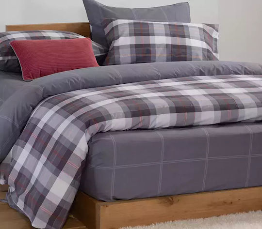 Nef-Nef Homeware Set Cearșafuri Dublu 200x270cm. Racket Denim 4buc