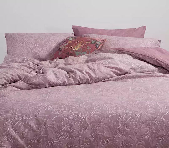 Nef-Nef Homeware Sheet Sets Queen 240x270cm. Dazier Mauve 4pcs