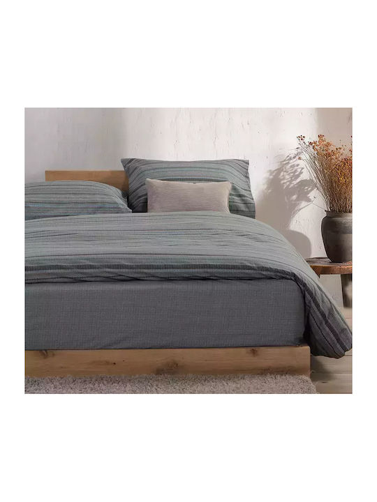 Nef-Nef Homeware Bettwäsche-Set Doppel 200x270cm. Degree Denim 4Stück