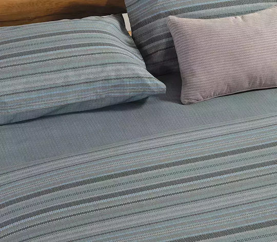 Nef-Nef Homeware Bettwäsche-Set Überdoppel 240x270cm. Degree Denim 4Stück