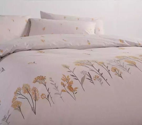Nef-Nef Homeware Сет Чаршафи с Ластик 180x200+35см. Fragesca Сив 4бр