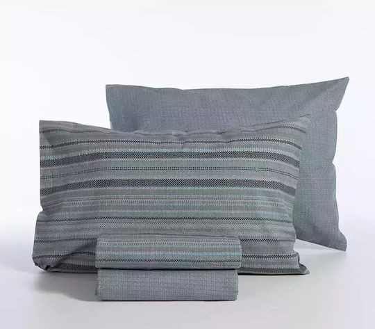 Nef-Nef Homeware Bettwäsche-Set Überdoppel 240x270cm. Degree Denim 4Stück
