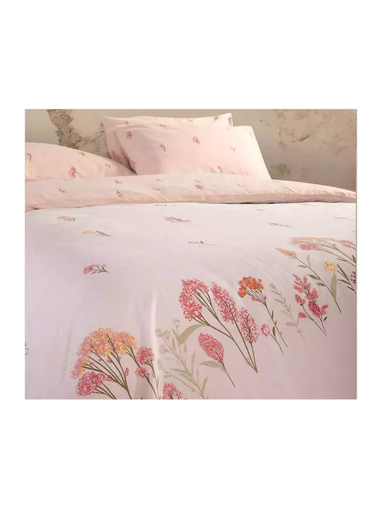 Nef-Nef Homeware Bettwäsche-Set Überdoppel mit Gummiband 160x200+35cm. Fragesca Ecru 4Stück