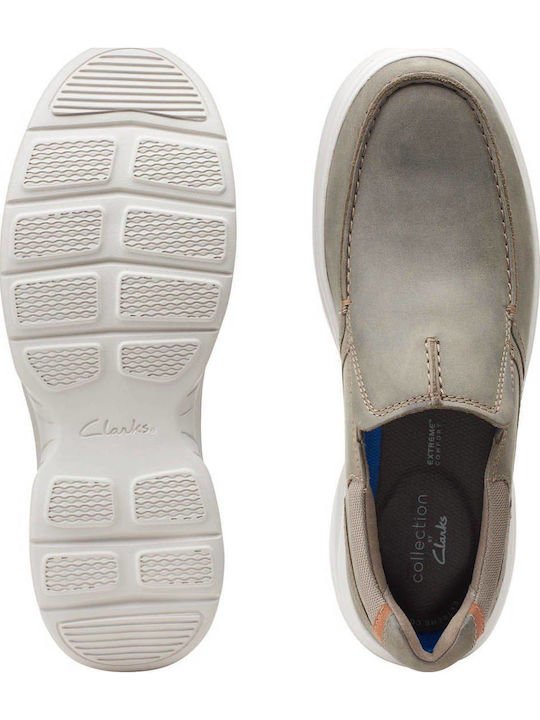 Bradley Men's Leather Moccasins Beige