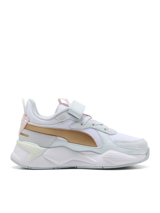 PUMA Ac+ Ps Kinder Sneakers mit Klettverschluss White / Sea Glass 391985-11 PUMA Ac+ Ps Kinder Sneakers mit Klettverschluss White / Sea Glass 391985-11