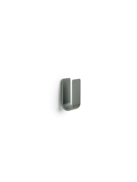 Zone Denmark Άγκιστρο Μπάνιου Μονό με Βίδες ​3.5x3.4cm Πράσινο