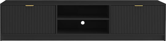 TV Stand Allegro Plus Black L180xW40xH40cm