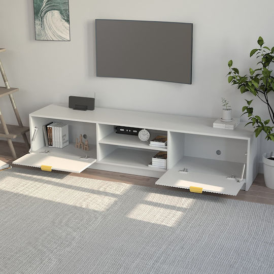 TV-Ständer Allegro Plus Weiß M180xP40xH40cm