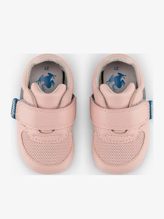 Hopfrög Βρεφικά Sneakers Αγκαλιάς Ροζ