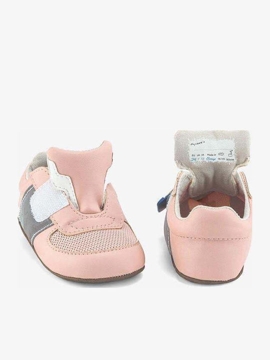 Hopfrög Βρεφικά Sneakers Αγκαλιάς Ροζ