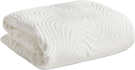 Charisma Schutzauflage Doppel Wasserdicht Allover Tencel Weiß 150x200+35cm