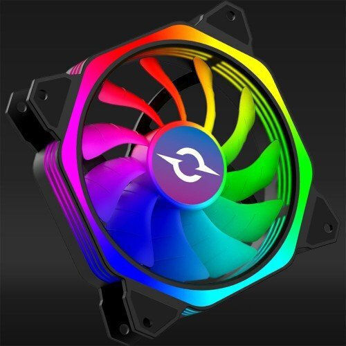 Aqirys Cetus Case Fan 120mm (1500rpm / 38.5cfm) with ARGB Lighting and 6-Pin Connection