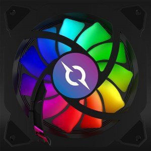 Aqirys Cetus Case Fan 120mm (1500rpm / 38.5cfm) with ARGB Lighting and 6-Pin Connection