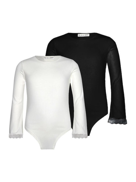 Kids' Bodysuit Long Sleeve Ecru