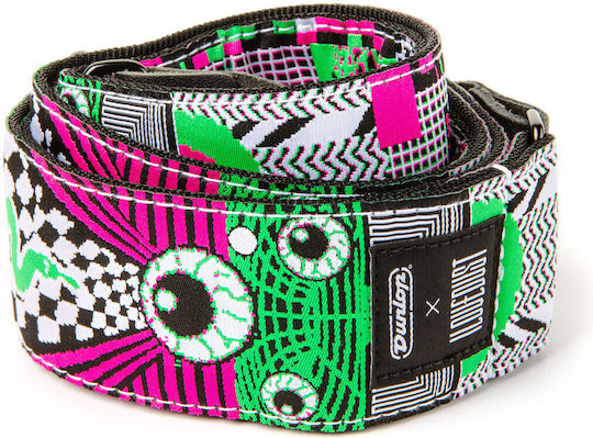 Dunlop Ild-14 Guitar Strap I Love Dust Mnemonic Fuzz