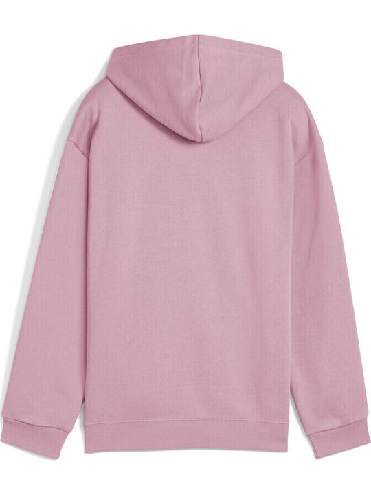 Kids Sweatshirt with Hood Pink Hoodie Fl