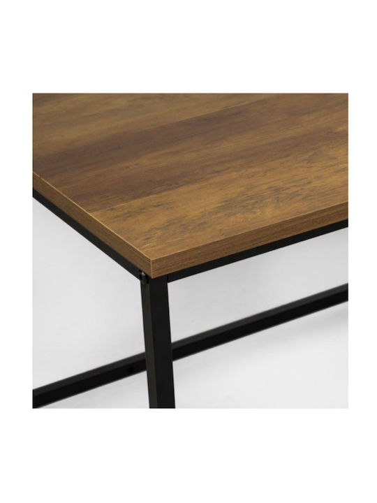 Rectangular Central Wooden Coffee Table Natural Colour W90xL48xH40cm
