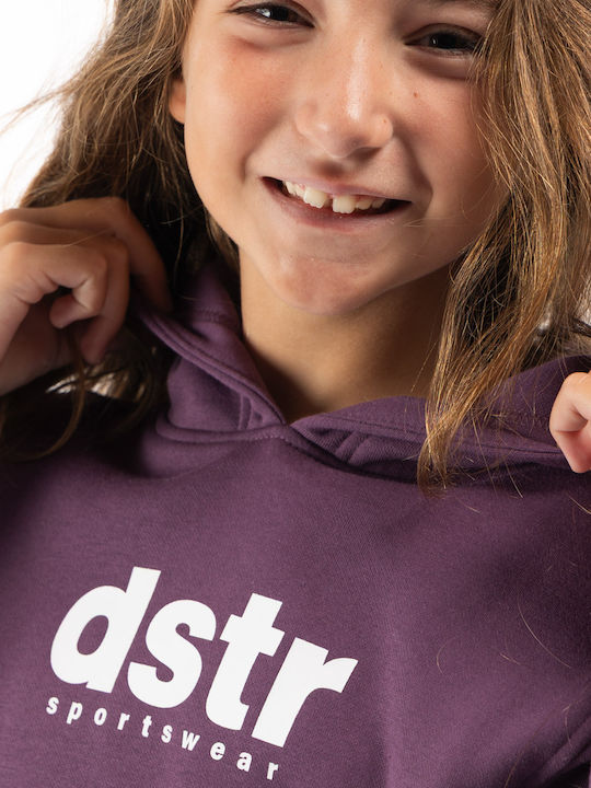 Kinder-Sweatshirt mit Kapuze Purple
