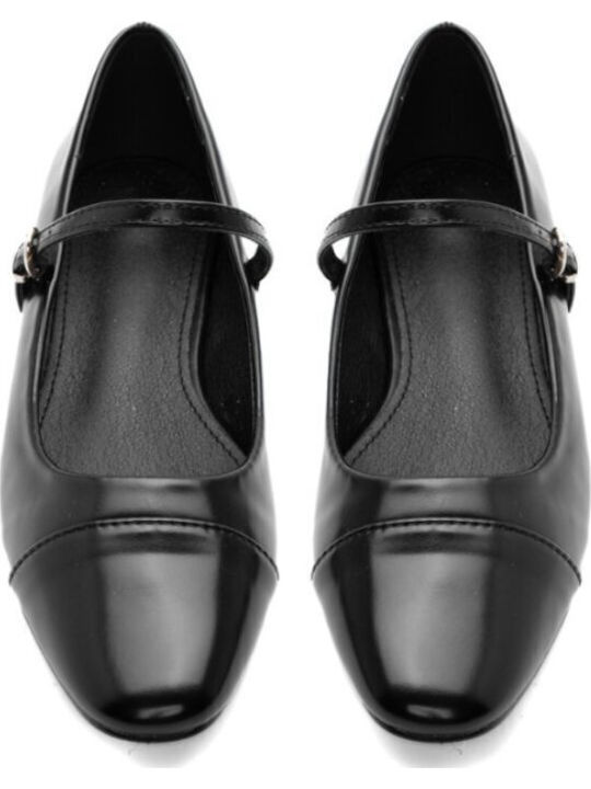 Black Heels with Strap