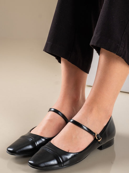 Black Heels with Strap