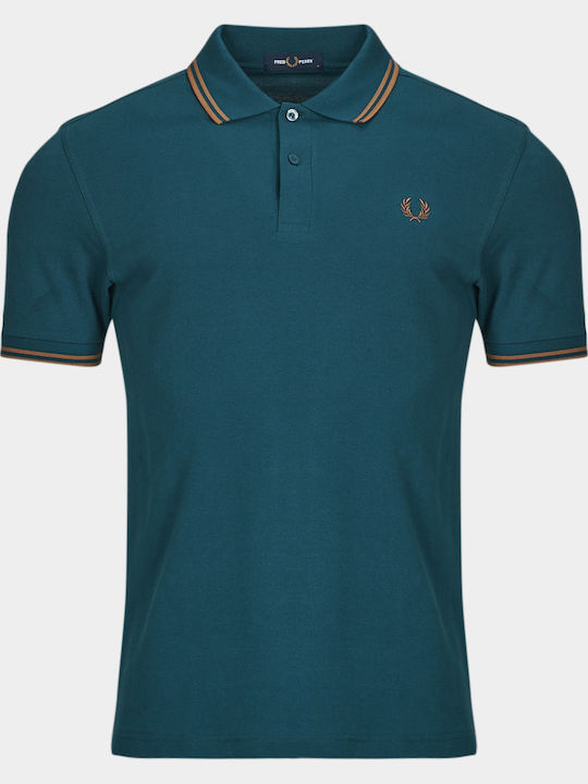 Polo Kurzarmbluse Blau