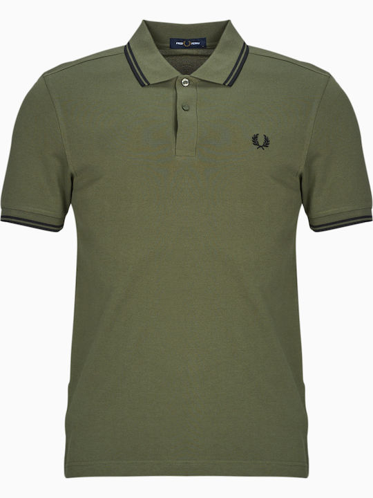 Polo Kurzarm Grüne Bluse