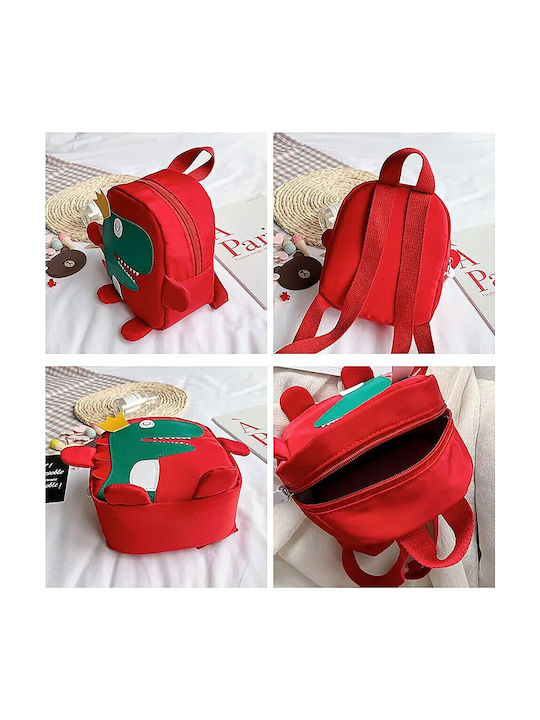 Kourk Kids Bag Backpack Red 17cmx9cmx19cmcm