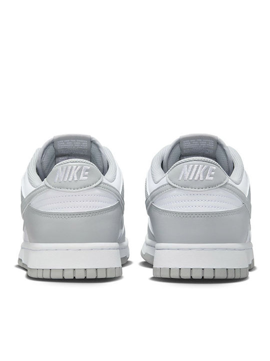 Dunk Low Retro Мъжки Сникърси Бели / Light Smoke Grey