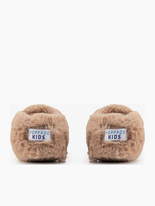 Kids Slippers Beige Furry Furry 21K035P000FURRYBEJKURK