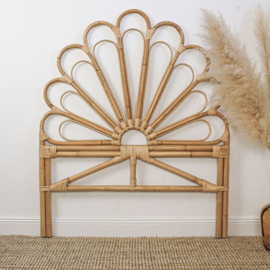Polihome Zoya Wooden Bed Headboard Beige 90x110cm