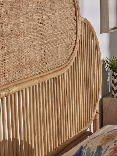 Polihome Bed Headboard Elayne Wooden Beige 170x120cm