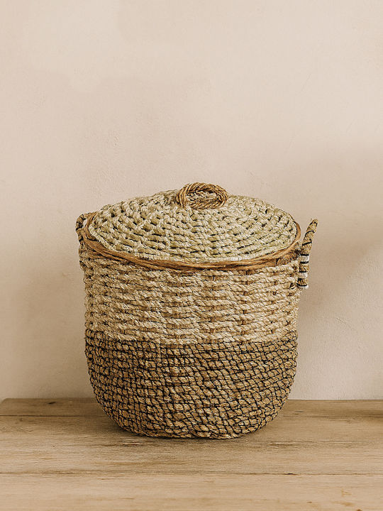 Polihome Baku Decorative Basket Wicker 27x27x37cm